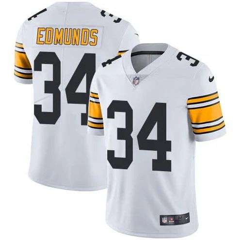 Men Pittsburgh Steelers #34 Terrell Edmunds Nike White Limited NFL Jersey->pittsburgh steelers->NFL Jersey
